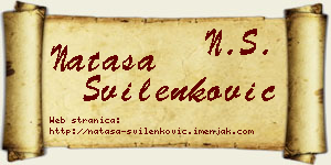 Nataša Svilenković vizit kartica